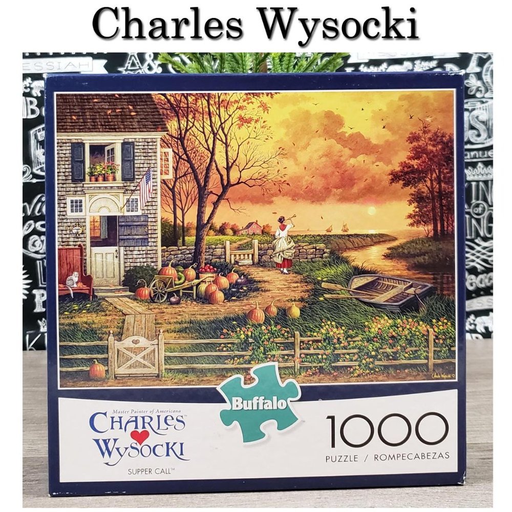 Buffalo Games Charles Wysockie Supper Call 1000 Piece Puzzle